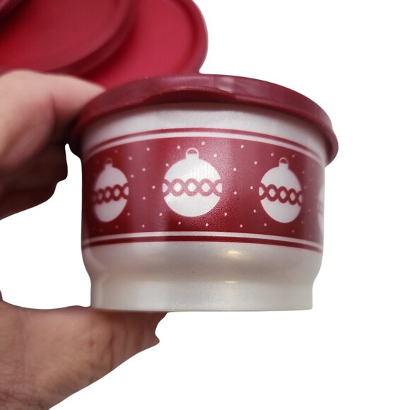 Tupperware snack containers Festive Holiday NEW - Picture 2 of 4
